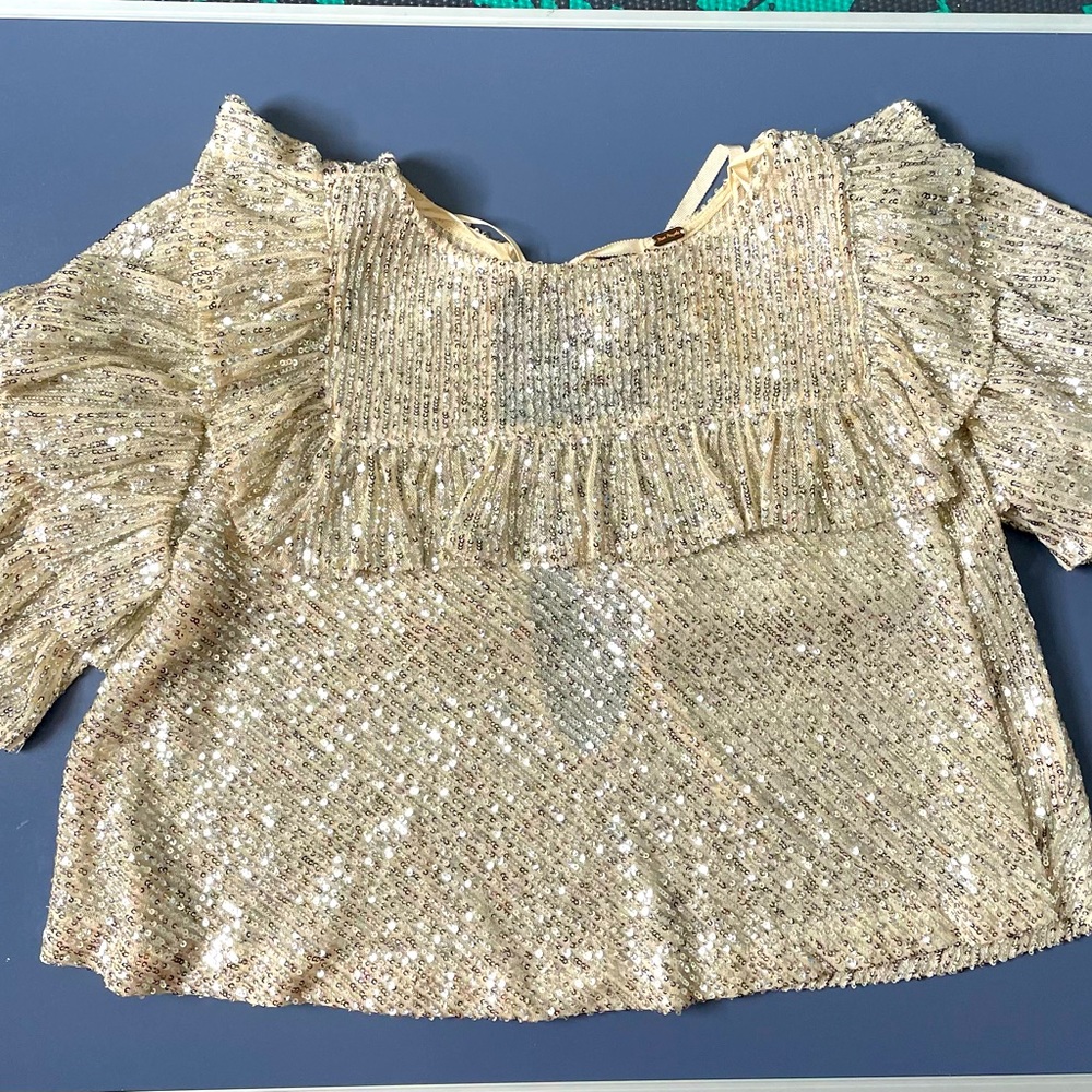 Free People sequin top size small